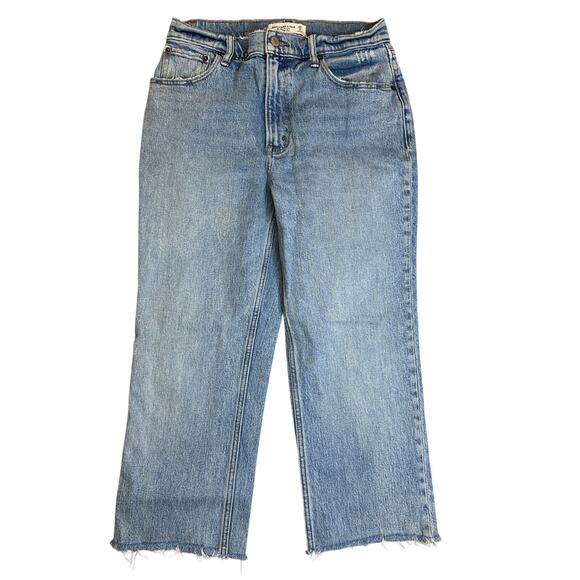 Abercrombie The 90s Straight Ultra High Rise Jeans Size 28/6S - Picture 1 of 6